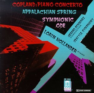 CD cover of Copland's Appalachian Spring and Symphonic Ode - Gerard Schwarz and the Seattle Symphony Orchestra