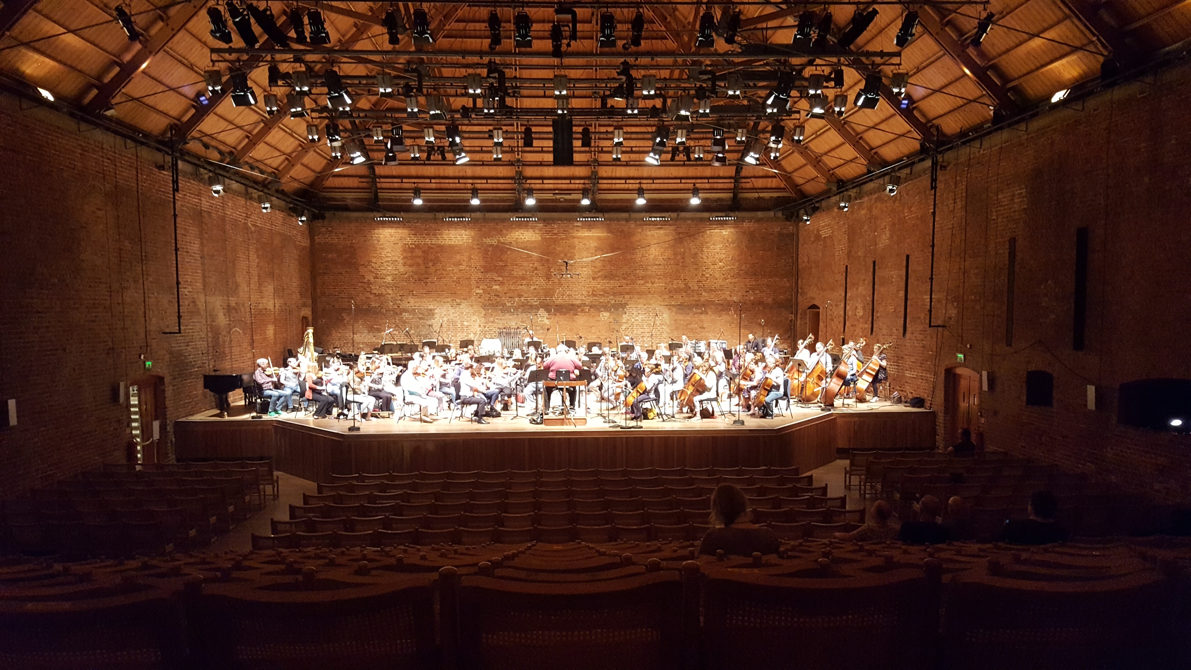 BBC Symphony Orchestra rehearsing Music for a Great City at Snape Maltings