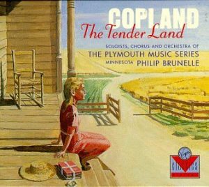CD cover from Coplland's opera The Tender Land