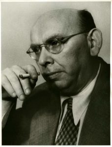 Picture of Hans Eisler smoking