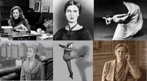 Pictures of some of the women who inspired Aaron Copland