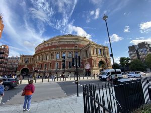 Royal Albert Hall venue for Copland's clarinet concerto