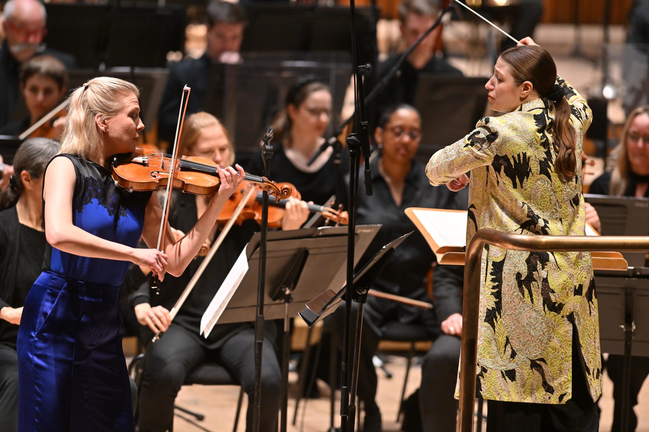 Elina Vahala and Dalia Stasevska and the BBC Syemphony Orchestra